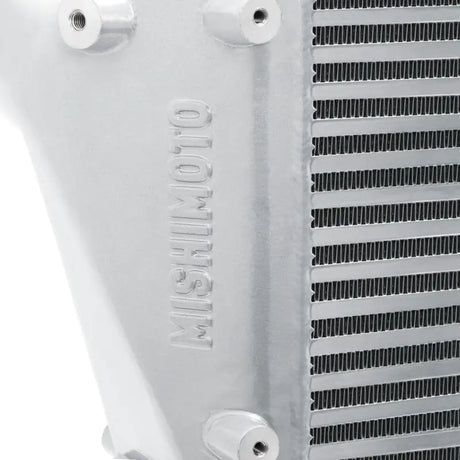 Silver Mishimoto intercooler for Dodge 6.7L Cummins trucks, perfect Cummins intercooler upgrade