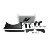 Mishimoto intercooler kit with black and silver components for 2013+ Dodge Cummins Silver