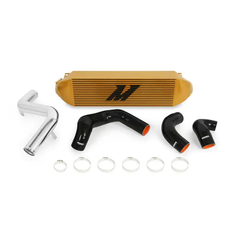 Ford Focus ST gold intercooler kit with pipes and clamps for upgraded performance