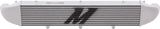 Silver ford Fiesta mount intercooler with white end tanks from Mishimoto kit