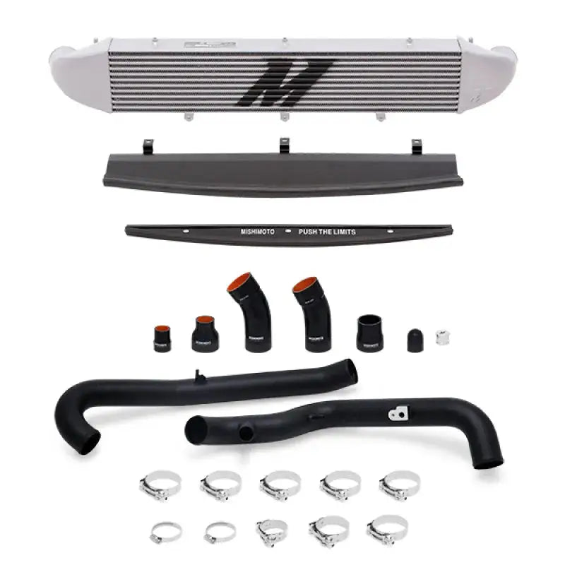 Ford Fiesta mount intercooler kit with pipes for 2014-2016 Fiesta ST in silver