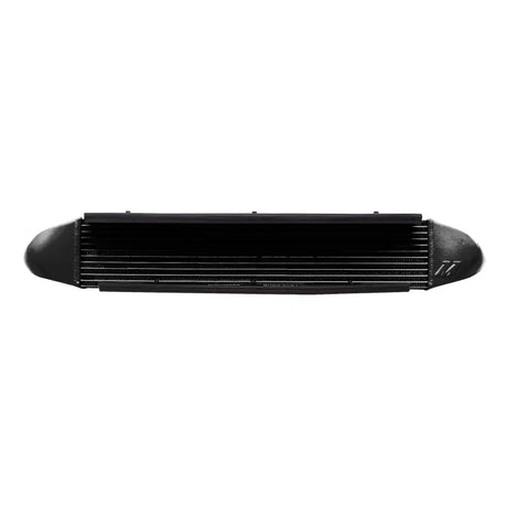 Black Ford Fiesta mount intercooler with rounded ends from Mishimoto intercooler kit