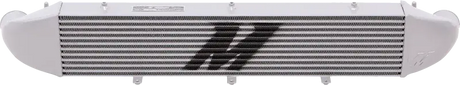 Silver ford fiesta mount intercooler with white end tanks for 2014-2016 Ford Fiesta ST