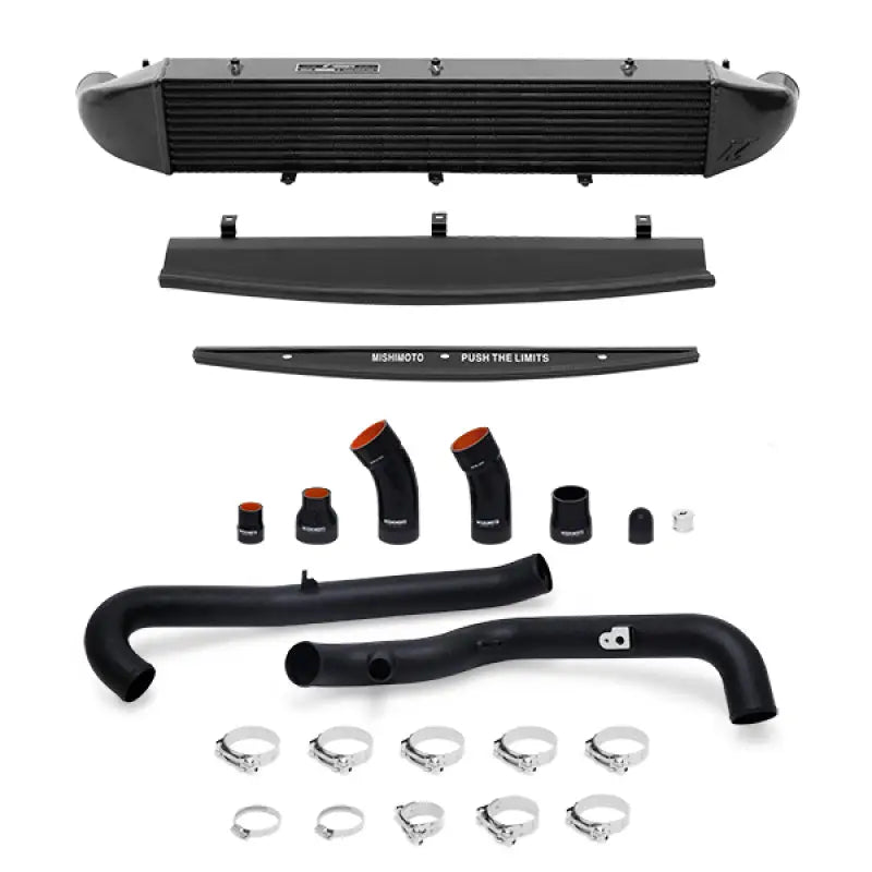 Ford Fiesta intercooler kit with front mount intercooler and black pipes for 2014-2016
