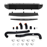 Ford Fiesta intercooler kit with front mount intercooler and black pipes for 2014-2016