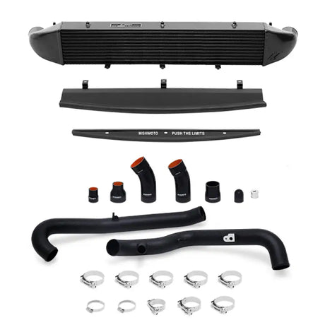 Ford Fiesta intercooler kit with front mount intercooler and black pipes for 2014-2016