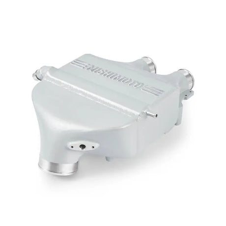 Silver aluminum intercooler for BMW F80 F8X M3 M4 Mishimoto upgrade