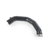 Black metal curved pipe from Mishimoto BMW F80 intercooler pipe kit for M3/M4