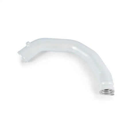 Curved translucent plastic intercooler pipe from Mishimoto BMW F80 intercooler pipe kit