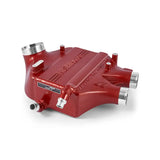 Red aluminum intercooler for BMW F80 M3 M4 boosts charged air and driving experience