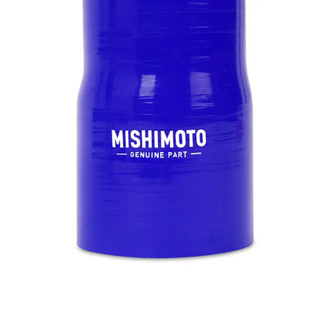 Blue silicone hose from Mishimoto Dodge Ram 6.7L Silicone Hose Kit for improved cooling