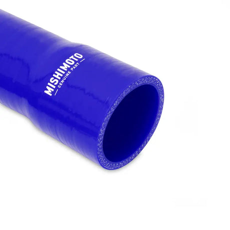 Blue Mishimoto silicone hose from the Dodge Ram 6.7L hose kit, durable silicone hose for upgrades