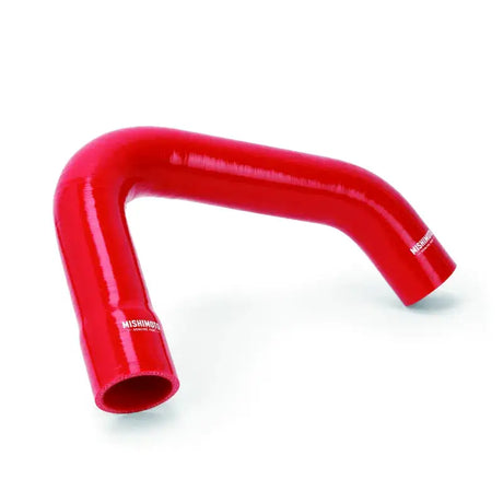 Red silicone radiator hose with two 90-degree bends for Dodge Ram 6.7L Cummins radiator hose kit