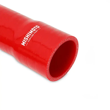 Red silicone radiator hose from Mishimoto Dodge Ram 6.7L radiator hose kit