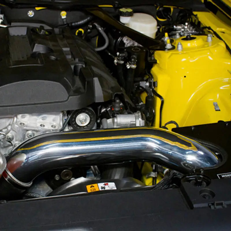 Mishimoto 2015 Ford Mustang Ecoboost Performance Intake - Wrinkle Black - Truck & Automotive