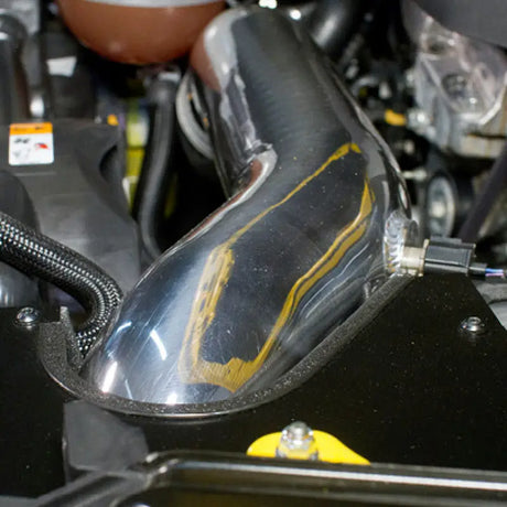 Mishimoto 2015 Ford Mustang Ecoboost Performance Intake - Wrinkle Black - Truck & Automotive