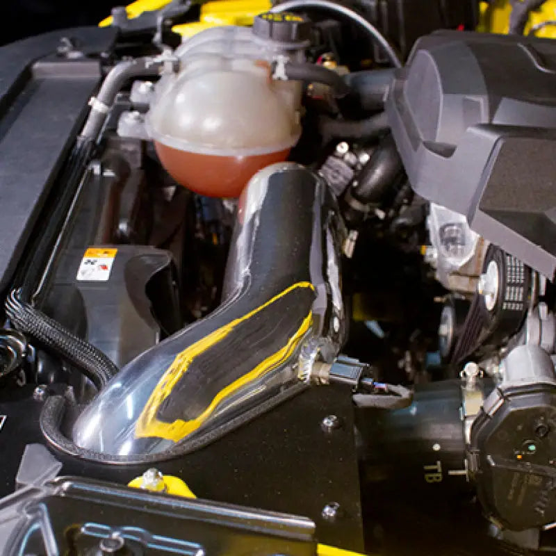 Mishimoto 2015 Ford Mustang Ecoboost Performance Intake - Wrinkle Black - Truck & Automotive