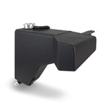Black Mishimoto Hellcat aluminum expansion tank for easy upgrade and cooling boost