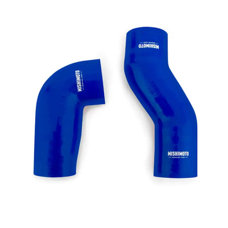 Blue silicone hoses for engine air box in Mishimoto 2015 Subaru WRX kit