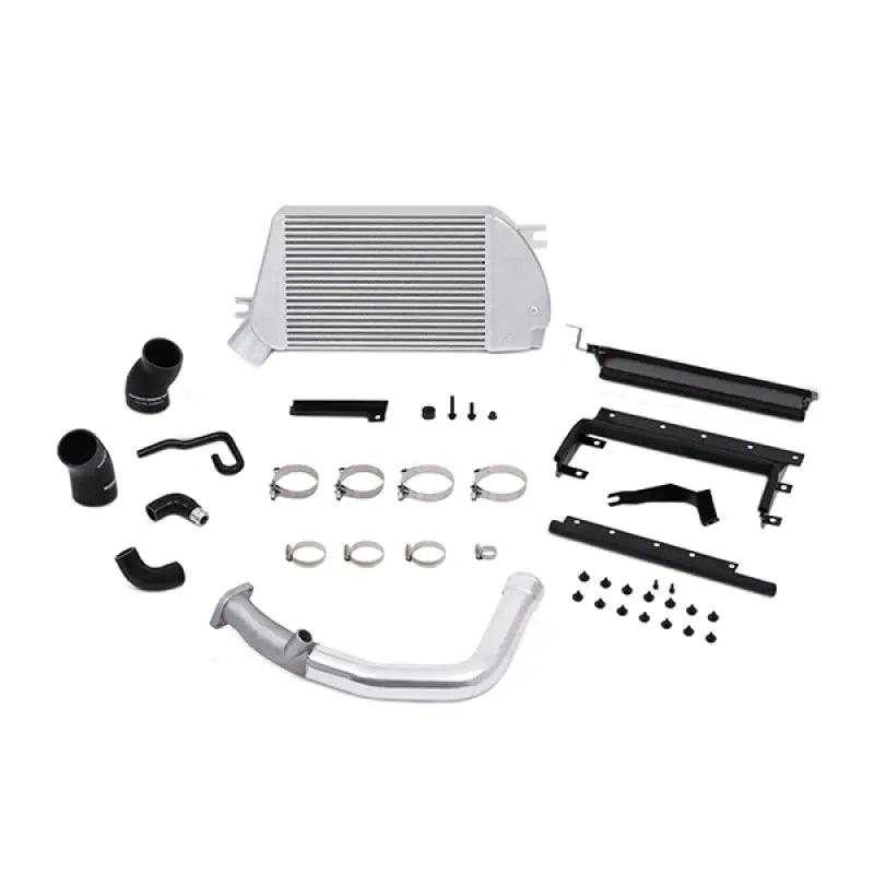 Automotive intercooler kit with polished pipes for Subaru WRX top-mount charge pipe upgrade