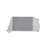 Silver intercooler with horizontal fins for Subaru WRX top-mount intercooler kit