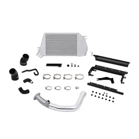 Automotive intercooler kit with polished pipes for Subaru WRX top-mount charge pipe fitment