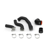 Black silicone hose kit with clamps for Mishimoto intercooler pipe kit on Camaro and ATS