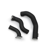 Black metal automotive intercooler pipe from Mishimoto Camaro ATS pipe kit upgrade