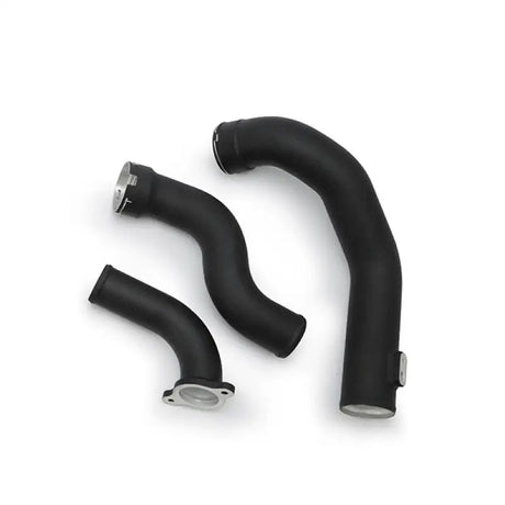 Black metal automotive intercooler pipe from Mishimoto Camaro ATS pipe kit upgrade