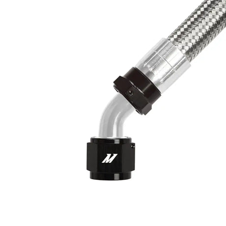 Braided stainless steel oil cooler hose with black fittings for Mishimoto Camaro oil cooler kit