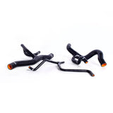 Black silicone radiator hose from Mishimoto Camaro 2.0T radiator hose kit for cooling