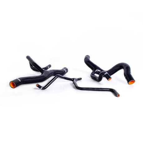 Black silicone radiator hose from Mishimoto Camaro 2.0T radiator hose kit for cooling