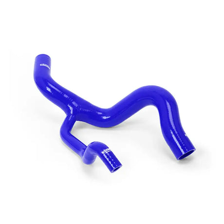 Blue silicone radiator hose from Mishimoto Camaro 2.0T radiator hose kit