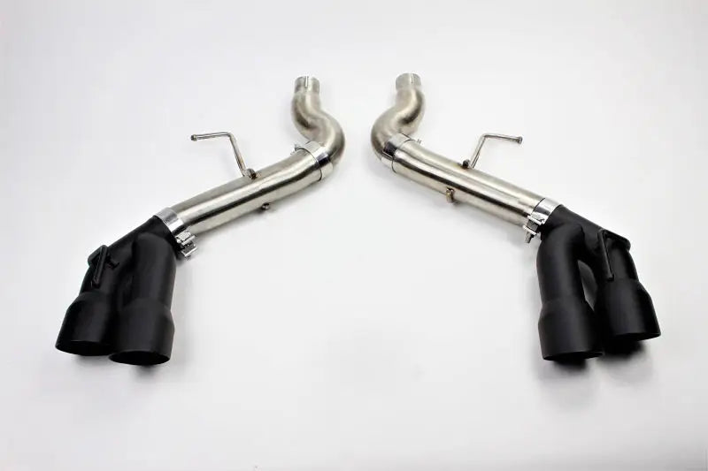 Mishimoto 2016 + Chevrolet Camaro SS Quad-Tip Race Axle-Back Exhaust w/ Black Tips