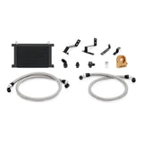 Oil cooler kit with braided hoses and mounting hardware for Chevy Camaro 2016+