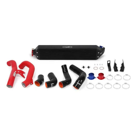 Mishimoto 2016+ Honda Civic 1.5T / 2017+ Honda Civic Si Black Intercooler Kit w/Red Pipes 