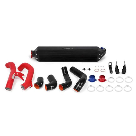Mishimoto 2016+ Honda Civic 1.5T / 2017+ Honda Civic Si Black Intercooler Kit w/Red Pipes 