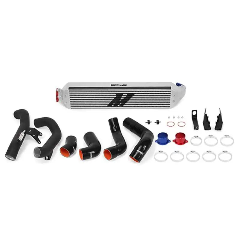 Mishimoto Mishimoto 2016+ Honda Civic 1.5T / 2017+ Honda Civic Si Silver Intercooler Kit w/Black Pipes