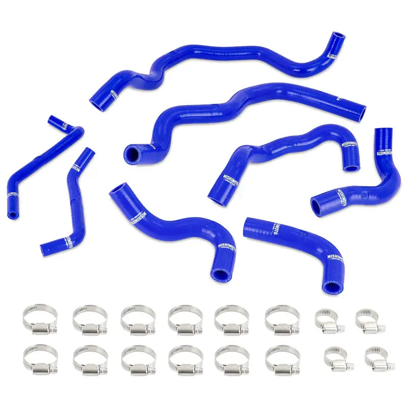 Mishimoto 2016 + Infiniti Q50/Q60 3.0T Ancillary Coolant Hose Kit - Blue - Truck & Automotive
