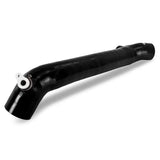 Black silicone charge tube with metal clamp for Polaris RZR XP Turbo upgrade