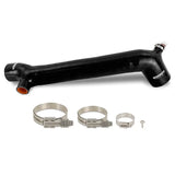 Black silicone charge tube with metal clamps for RZR XP Turbo | Mishimoto 2016+