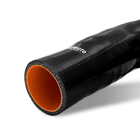 Black silicone hose with orange interior for Polaris RZR XP Turbo silicone intake upgrade