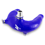 Blue silicone intake j-tube coolant hose with metal fittings for Polaris RZR XP Turbo