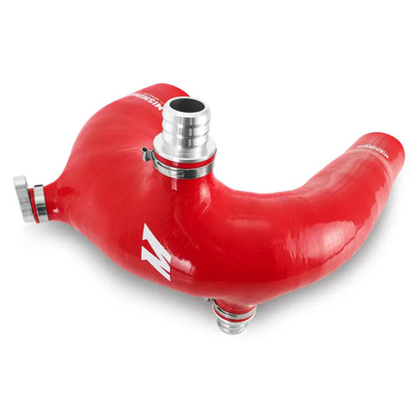Red silicone coolant hose for Mishimoto RZR XP Turbo silicone intake J-tube upgrade