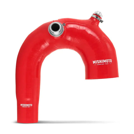 Red silicone intake hose with metal fittings for RZR XP Turbo Silicone Intake J-Tube