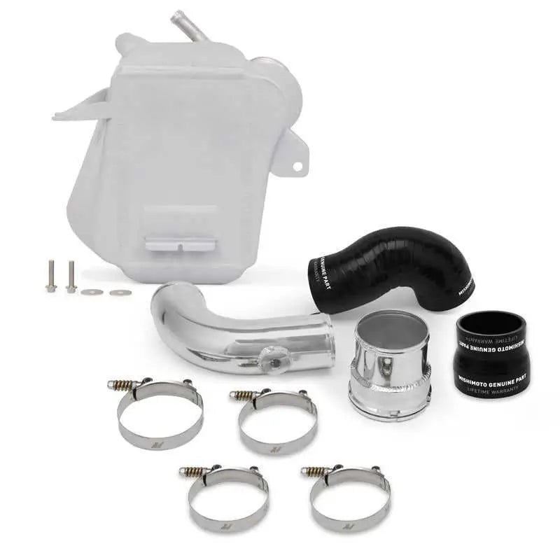 Mishimoto Mishimoto 2017+ Ford 6.7L Powerstroke Air-To-Water Intercooler - Micro-Wrinkle Silver