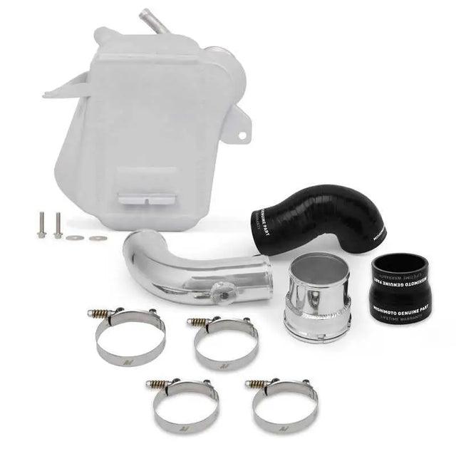 Mishimoto Mishimoto 2017+ Ford 6.7L Powerstroke Air-To-Water Intercooler - Micro-Wrinkle Silver