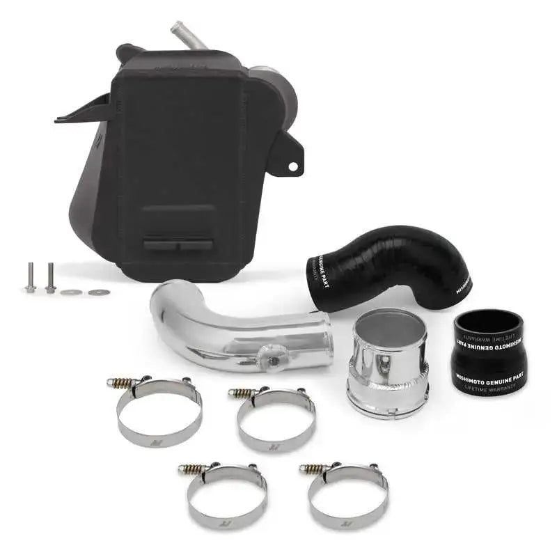 Mishimoto Mishimoto 2017+ Ford 6.7L Powerstroke Air-To-Water Intercooler - Micro-Wrinkle Black