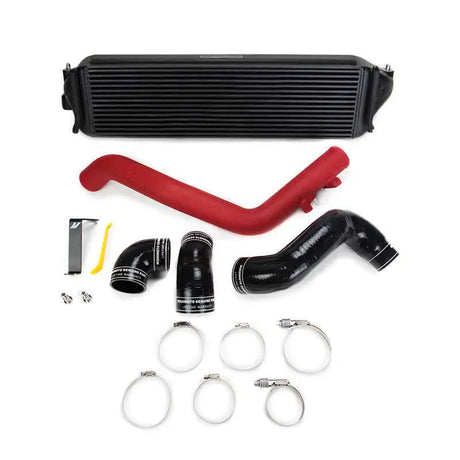 Mishimoto 2017+ Honda Civic Type R Intercooler Kit - Black Intercooler Red Pipes 