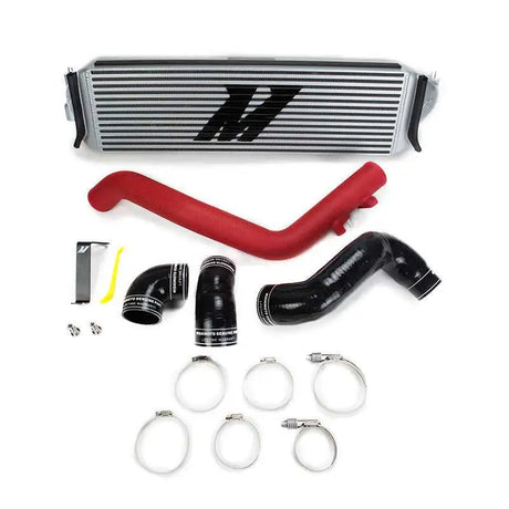 Mishimoto 2017+ Honda Civic Type R Intercooler Kit - Silver Intercooler Red Piping 